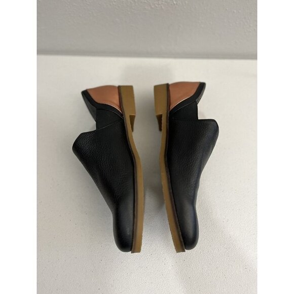 Lori Goldstein Flat Loafers Women 9.5 Black And Rose Gold Slip on Leather Upper - Picture 4 of 12